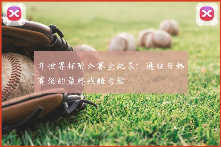 年世界杯附加赛全纪录:通往日韩赛场的最终残酷考验