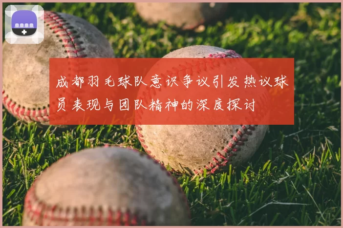 成都羽毛球队意识争议引发热议球员表现与团队精神的深度探讨