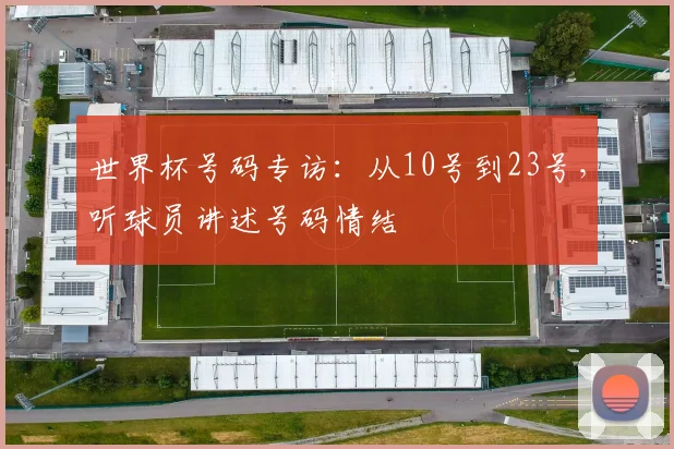 世界杯号码专访:从10号到23号,听球员讲述号码情结