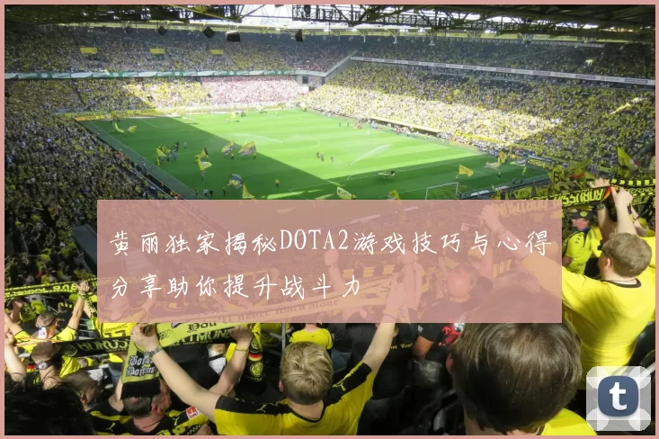 黄丽独家揭秘DOTA2游戏技巧与心得分享助你提升战斗力